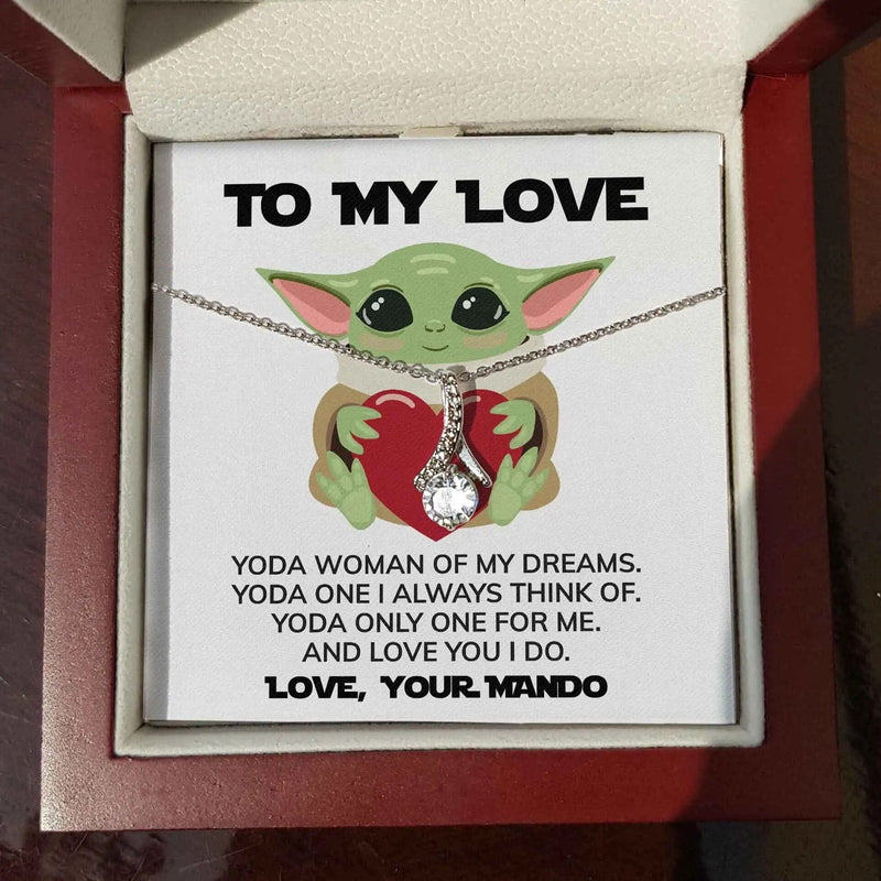 To My Love Gifts Yoda Women Necklace Pendant - Necklace of Love