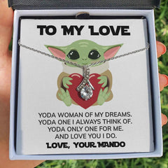 To My Love Gifts Yoda Women Necklace Pendant - Necklace of Love