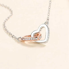 Double Heart Chain Necklace,,necklace of love,,Necklace of Love,necklaceoflove.com,US,Florida