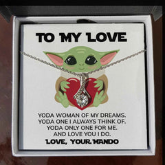 To My Love Gifts Yoda Women Necklace Pendant - Necklace of Love