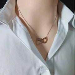 Double Heart Chain Necklace,,necklace of love,,Necklace of Love,necklaceoflove.com,US,Florida