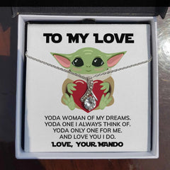 To My Love Gifts Yoda Women Necklace Pendant - Necklace of Love