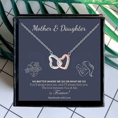 Mother's Heart Necklace Daughter | Double Mother Daughter Necklace -,jewelry,AliExpress,,Necklace of Love,necklaceoflove.com,US,Florida