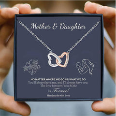 Mother's Heart Necklace Daughter | Double Mother Daughter Necklace -,jewelry,AliExpress,,Necklace of Love,necklaceoflove.com,US,Florida