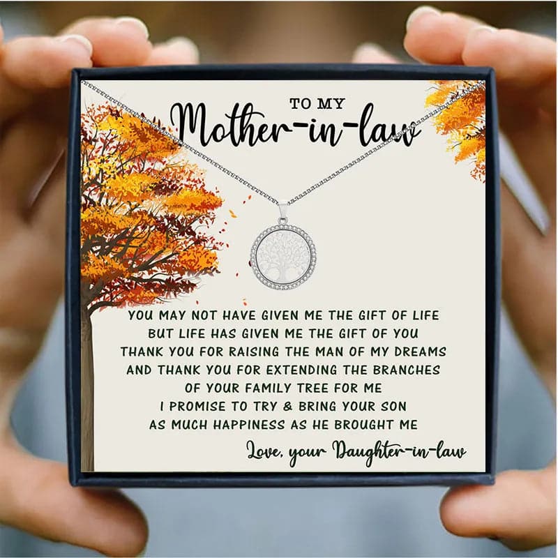 To My Mother-in-law Tree of Life Necklace - Necklace of Love