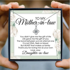 To My Mother in law Necklace - Necklace of Love