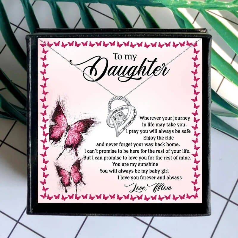 To My Daughter Women Necklace 