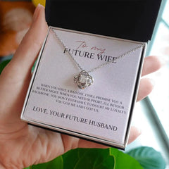 To my future wife bad day better night necklace - Necklace of Love