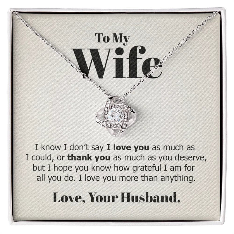 To My Wife Gift Necklace 2022 Dropshipping Women Custom Birthday Girls - Necklace of Love