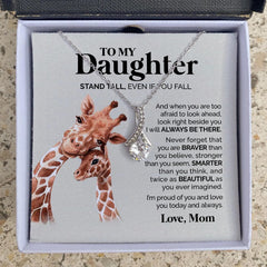 "To My Daughter" From Mother New Waterdrop Alluring Pendant,,necklace of love,,Necklace of Love,necklaceoflove.com,US,Florida