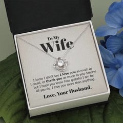 To My Wife Gift Necklace - Necklace of Love