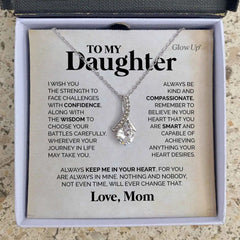 "To My Daughter" From Mother Love Alluring Pendant Necklace,,necklace of love,,Necklace of Love,necklaceoflove.com,US,Florida