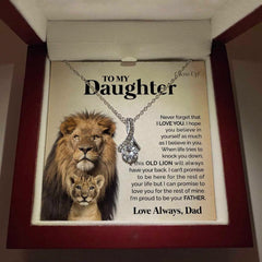 "To My Daughter" Gift From Dad Alluring Pendant Necklace,,necklace of love,,Necklace of Love,necklaceoflove.com,US,Florida