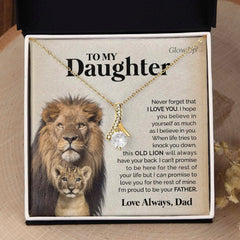 "To My Daughter" Gift From Dad Alluring Pendant Necklace,,necklace of love,,Necklace of Love,necklaceoflove.com,US,Florida