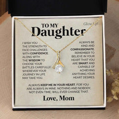 "To My Daughter" From Mother Love Alluring Pendant Necklace,,necklace of love,,Necklace of Love,necklaceoflove.com,US,Florida