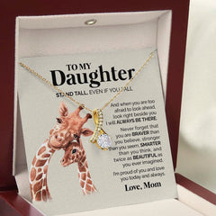 "To My Daughter" From Mother New Waterdrop Alluring Pendant,,necklace of love,,Necklace of Love,necklaceoflove.com,US,Florida