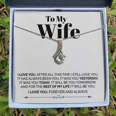 To My Wife Necklace I love you after all this time - Necklace of Love